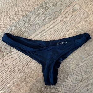 Frankie’s Bikinis Bikini Black Bottoms Size Large